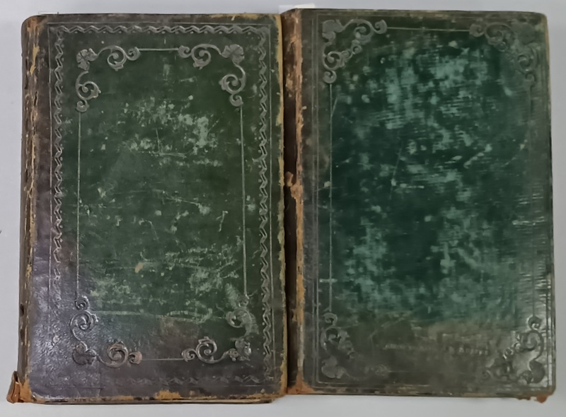 CARTE IN LIMBA GREACA DE MUZICA PSALTICA , CONSTANTINOPOL , VOLUMELE I - II  , 1851