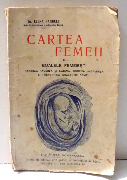 CARTEA FEMEII - BOALELE FEMEIESTI - SARCINA , FACEREA SI LAUZIA , HIGIENA, INGRIJIREA SI PREVENIREA BOALELOR FEMEII de ELENA PANDELE