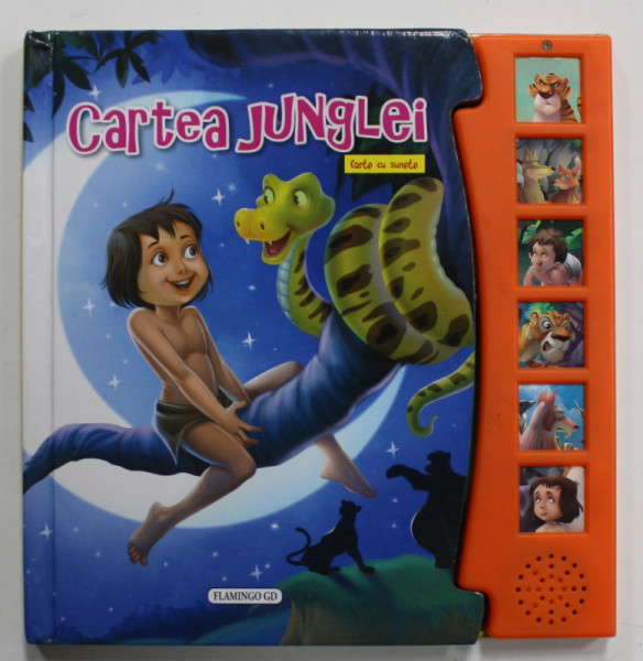 CARTEA JUNGLEI , CARTE CU SUNETE , ANII  '2000