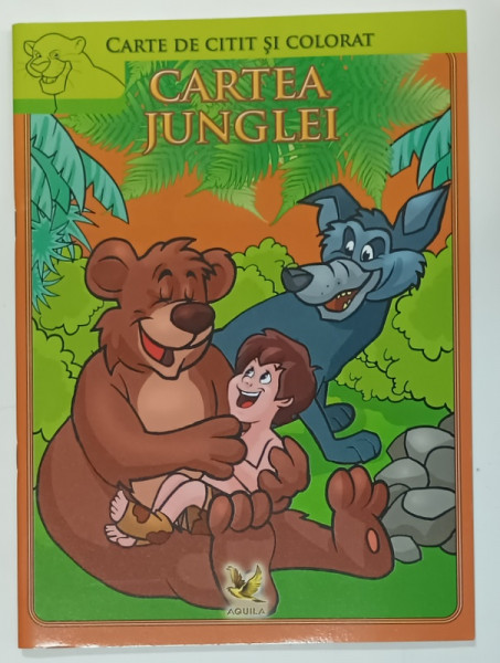 CARTEA JUNGLEI , CARTE DE CITIT SI COLORAT , 2020