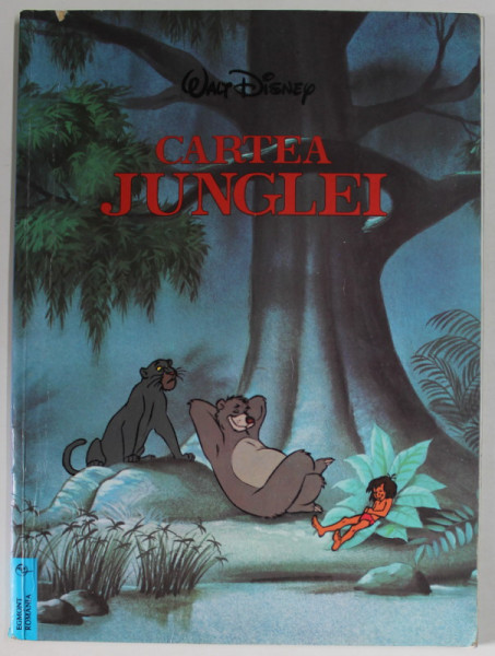 CARTEA JUNGLEI de WALT DISNEY , 1995 , PREZINTA URME DE UZURA