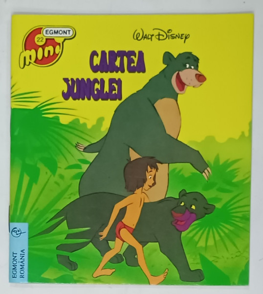 CARTEA JUNGLEI , SERIA ' DISNEY ' , EGMONT MINI no. 22 , 1995