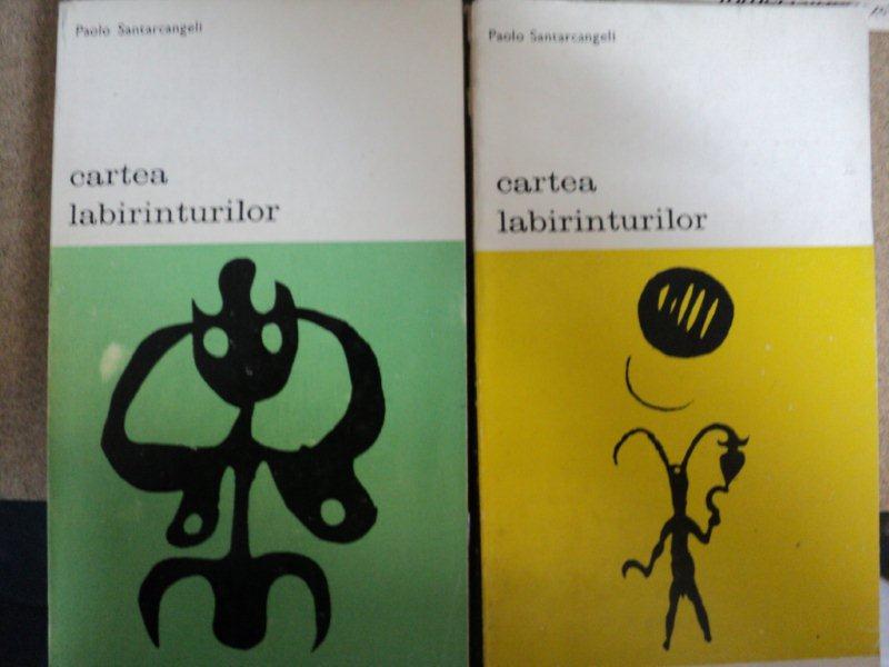 CARTEA LABIRINTURILOR  -PAOLO SANTARCANGELI  BUC.1974   VOL.I-II