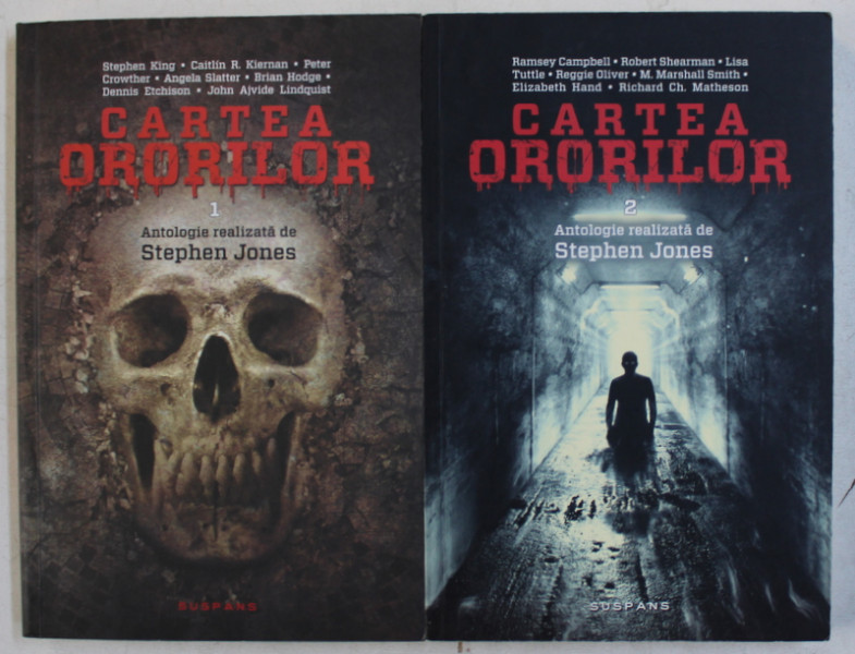 CARTEA ORORILOR , antologie de STEPHEN JONES , VOLUMELE I - II , 2013 - 2015