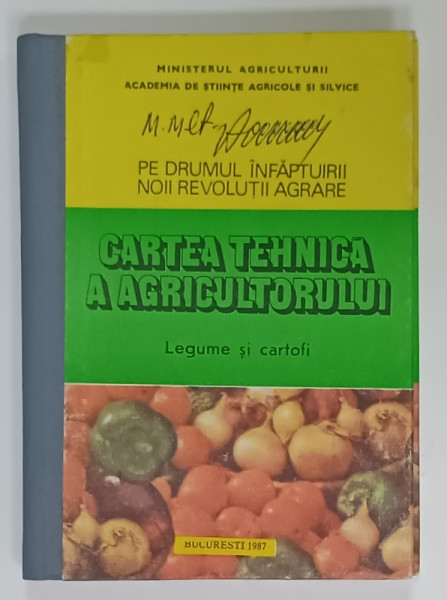CARTEA TEHNICA  A  AGRICULTORULUI , LEGUME SI CARTOFI 1987