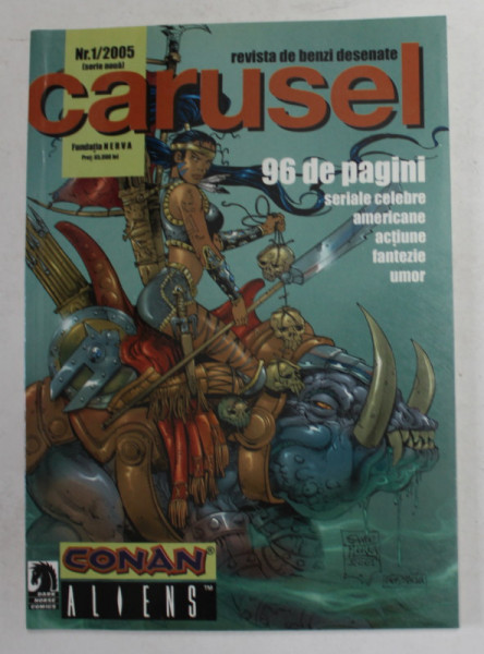 CARUSEL , REVISTA DE BENZI DESENATE , NUMARUL 1 , SERIE NOUA , 2005