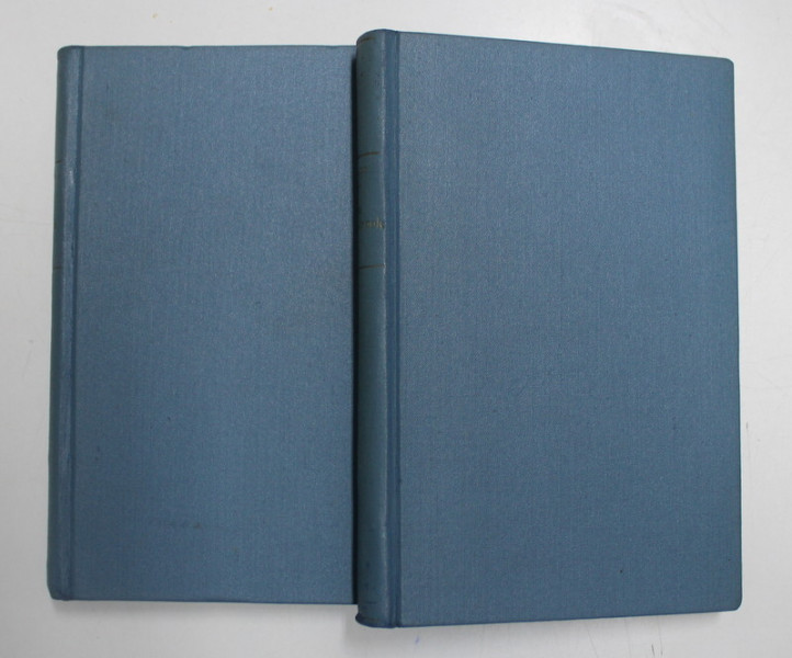 CASA BUDDENBROOK , DECLINUL UNEI FAMILII , VOLUMELE I - II de THOMAS MANN , 1957 *EXEMPLAR RELEGAT