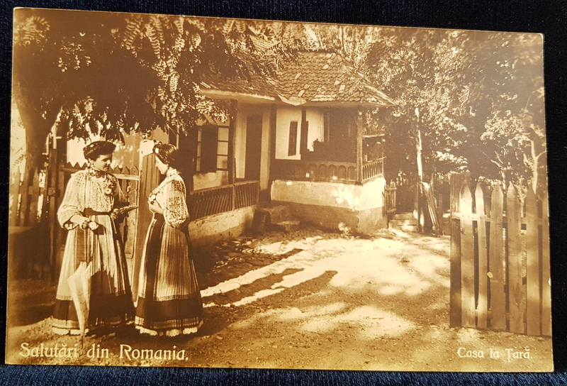 CASA LA TARA , CARTE POSTALA ILUSTRATA , MONOCROMA , CIRCULATA , DATATA 1912