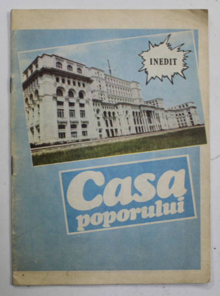CASA POPORULUI , PLIANT DE PREZENTARE , ANII '90