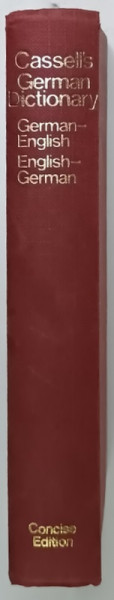 CASSELL 'S CONCISE GERMAN - ENGLISH , ENGLISH - GERMAN DICTIONARY , ANII '80 - ' 90