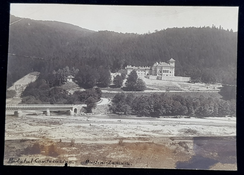 CASTELUL CANTACUZINO  - BUSTENI , FOTOGRAFIE URSUL BUSTENI , MONOCROMA , PERIOADA INTERBELICA