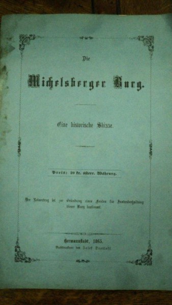 Castelul Michelberg, Sibiu, 1865