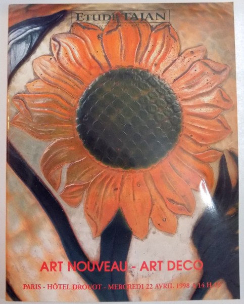 CATALOG DE LICITATIE , ART NOUVEANU - ART DECO , 22 AVRIL1998
