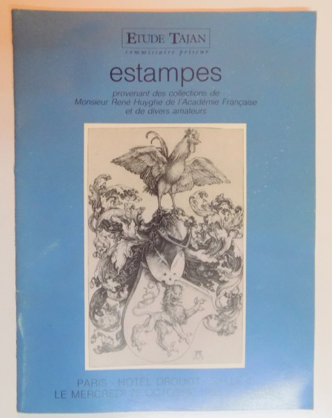CATALOG DE LICITATIE , ESTAMPES , 1995