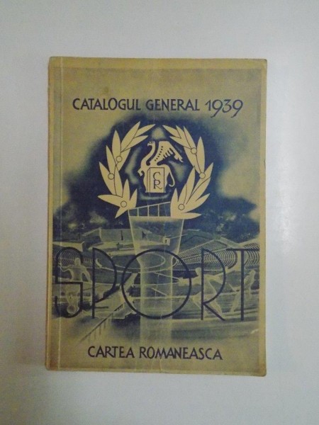 CATALOGUL GENERAL 1939 (SPORT)