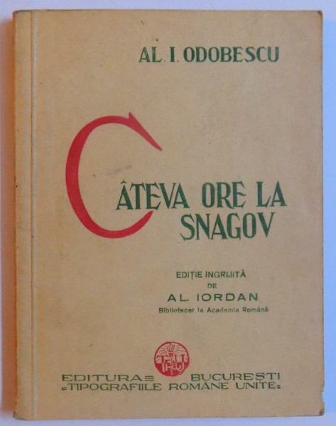 CATEVA ORE LA SNAGOV de AL. I. ODOBESCU