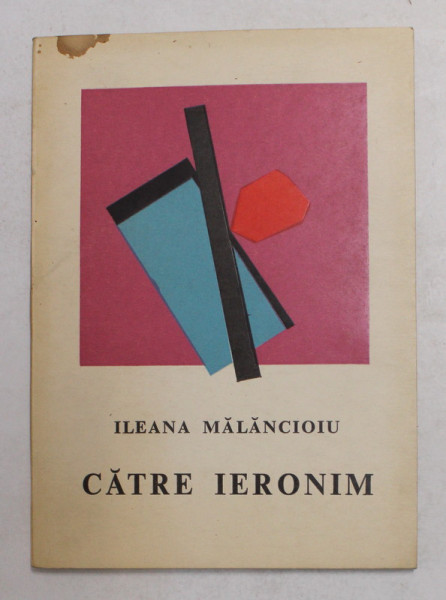 CATRE IERONIM de ILEANA MALANCIOIU , 1970