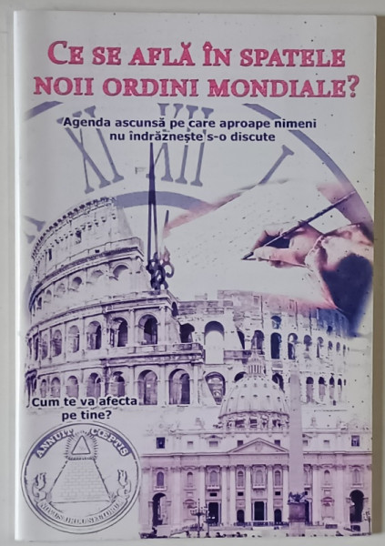 CE SE AFLA IN SPATELE NOII ORDINI MONDIALE ? AGENDA ASCUNSA ..2019