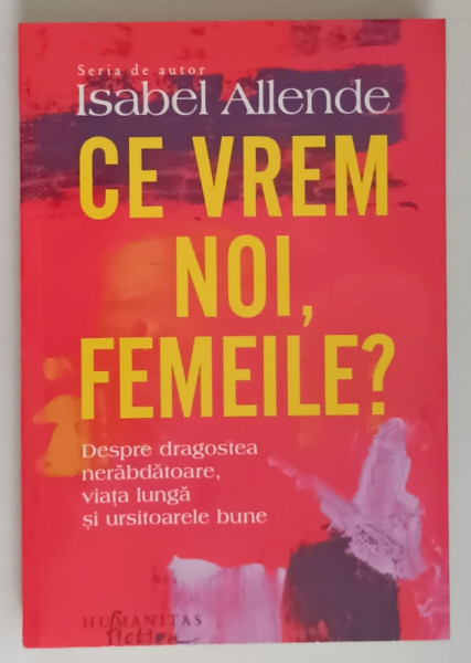 CE VREM NOI , FEMEILE ? de ISABEL ALLENDE , 2020 * MICI DEFECTE