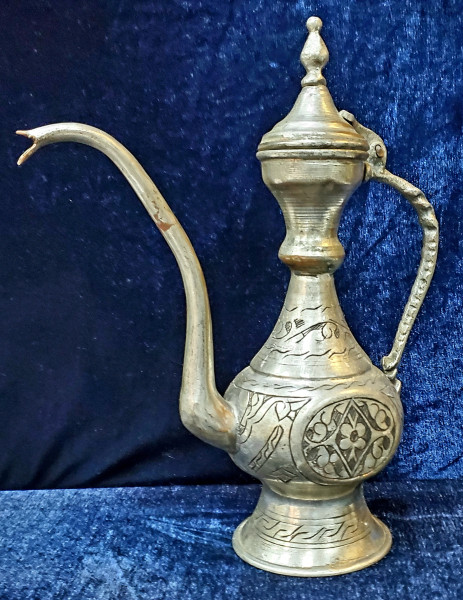 Ceainic din metal argintat, Iran, Secol XX