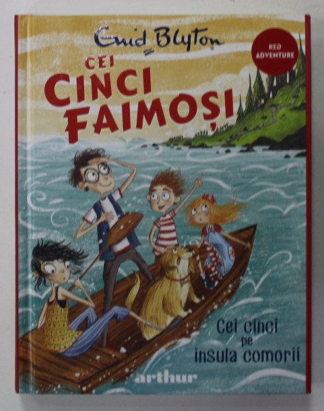 CEI CINCI FAIMOSI , VOLUMUL 1 : CEI CINCI PE INSULA COMORII de ENID BLYTON , 2022