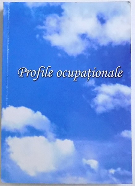 CENTRUL NATIONAL DE RESURSE PENTRU ORIENTARE PROFESIONALA - PROFILE OCUPATIONALE, 2008