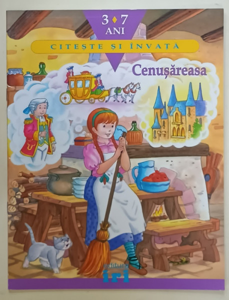 CENUSAREASA  , SERIA ' CITESTE SI INVATA ' , VARSTA 3-7 ANI , conceptia NICOLE  VIROUX - LENAERTS , LOGOPED , ilustratii CARLOS BUSQUETS  , 2008