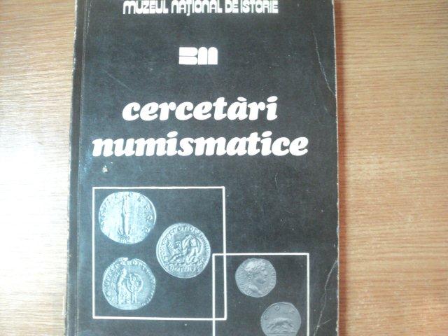 CERCETARI NUMISMATICE , VOL. V de FLORIAN GEORGESCU , Bucuresti 1983