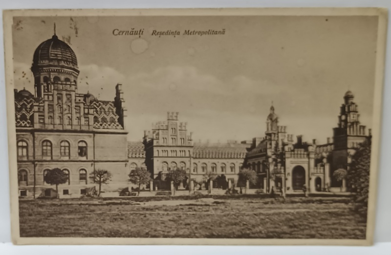CERNAUTI , RESEDINTA MITROPOLITANA , CARTE POSTALA ILUSTRATA , 1930