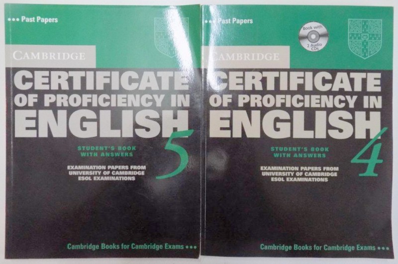 CERTIFICATE OF PROFICIENCY IN ENGLISH , VOL IV - V , 2005 / 2006
