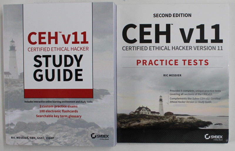 CERTIFIED ETHICAL HACKER - CEH v11 , 2 VOLUMES by RIC MESSIER , 2022