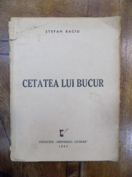 Cetarea lui Bucur, Bucuresti 1940