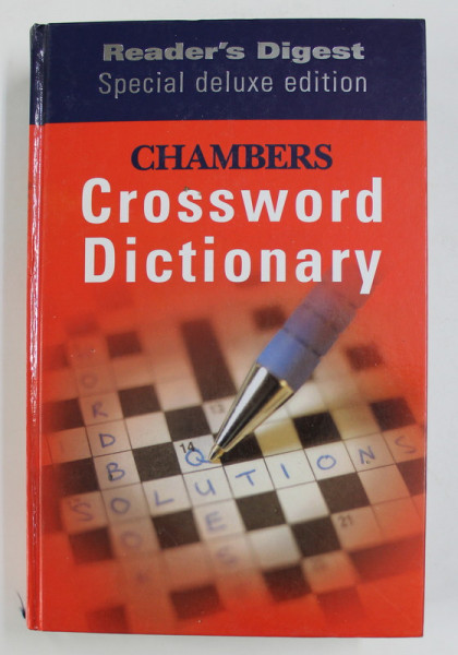 CHAMBERS : CROSSWORD DICTIONARY , 2002