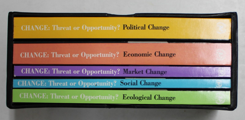 CHANGE - THREAT OR OPPORTUNITY , VOLUME I - V , edited by UNER KIRDAR , 1992