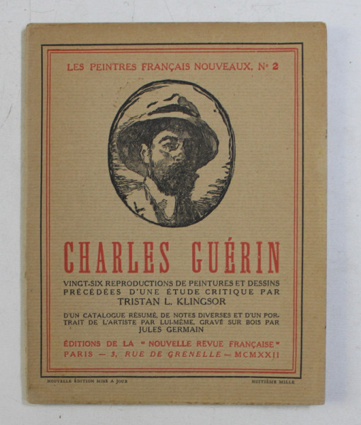 CHARLES GUERIN par TRISTAN L. KLINGSOR , 1922
