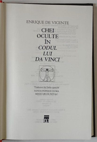 CHEI OCULTE IN CODUL LUI DA VINCI , de ENRIQUE DE VICENTE , 2006