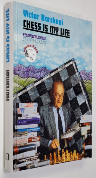 CHESS IS MY LIFE by VICTOR KORCHNOI , preface by GARRY KASPAROV , 2005, CD INCLUS *