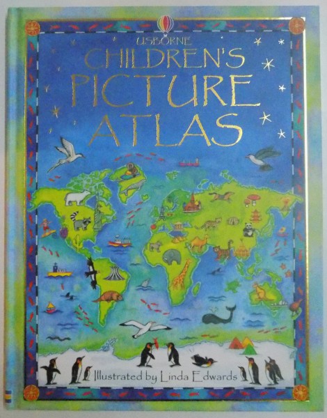CHILDREN PICTURE ATLAS by RUTH BROCKLEHURST , ILLUSTRATED by LINDA EDWARDS
