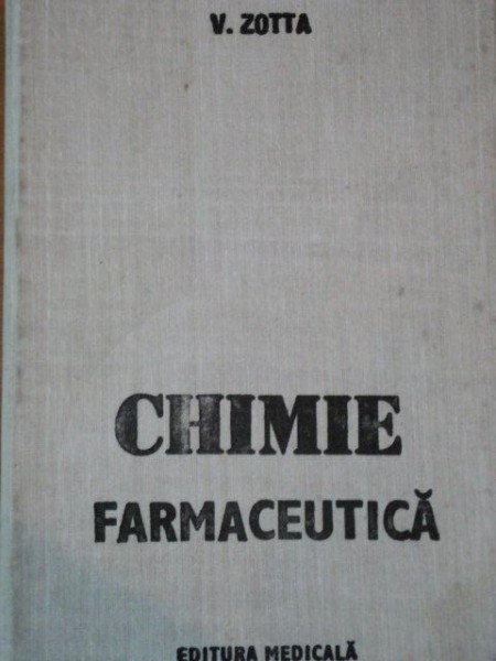 CHIMIE FARMACEUTICA de V. ZOTTA