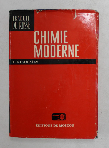 CHIMIE MODERNE par L. NIKOLAIEV , 1974