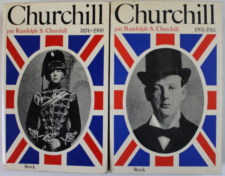 CHURCHILL par RANDOLPH S. CHURCHILL , 1874-1900 / 1901 -1914 , DEUX VOLUMES , 1969