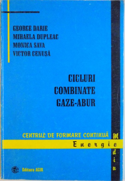 CICLURI COMBINATE GAZE - ABUR de GEORGE DARIE, MIHAELA DUPLEAC, MONICA SAVA, VICTOR CENUSA, 2001