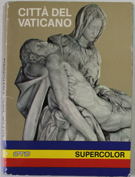 CITTA DEL VATICANO , ALBUM CU FOTOGRAFII COLOR , TIP ARMONICA , 1972