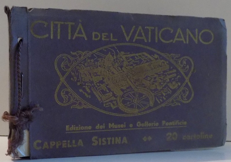 CITTA DEL VATICANO , EDIZIONE DEI MUSEI E GALLERIE PONTIFICIE , CAPELLA SISTINA 20 CARTOLINE