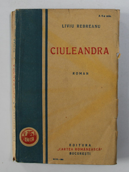 CIULEANDRA de LIVIU REBREANU  1928
