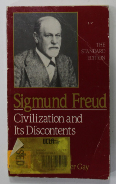 CIVILIZATION AND ITS DISCONTENTS by SIGMUND FREUD , 1989 , PREZINTA INSEMNARI SI SUBLINIERI