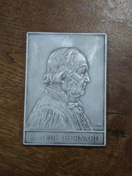 Claude Bernard, Placheta comemorativa