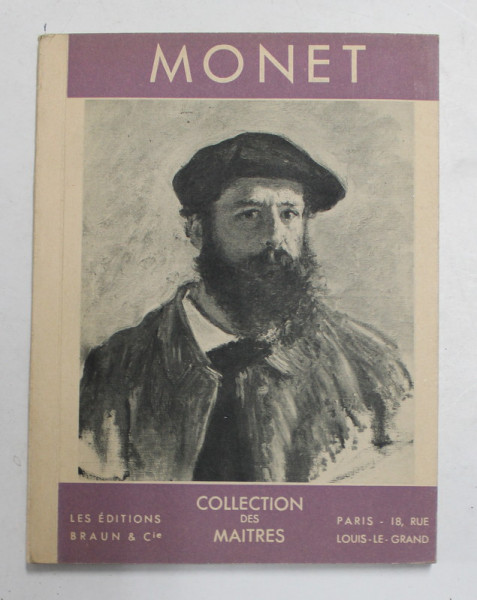 CLAUDE MONET 1840 - 1926 par GEORGE BESSON , ANII  '50