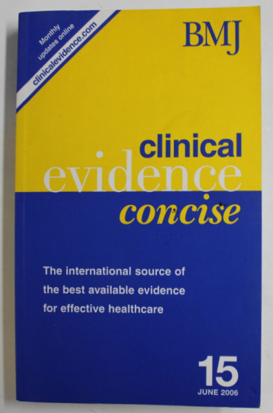 CLINICAL EVIDENCE CONCISE , 15 / JUNE 2005