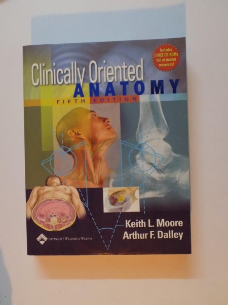CLINICALLY ORIENTED ANATOMY , FIFTH EDITION de KEITH L. MOORE , ARTHUR F. DALLEY 2006